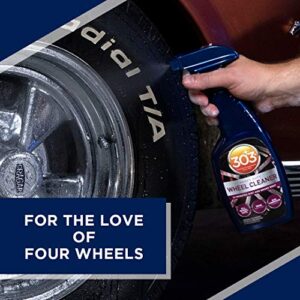 303 Heavy Duty Wheel Cleaner - Eliminates Dirt and Brake Dust - All Wheel Safe - Iron Indicating Formula - Non Corrosive Formula, 15.5 fl. oz. (30597CSR) Packaging May Vary