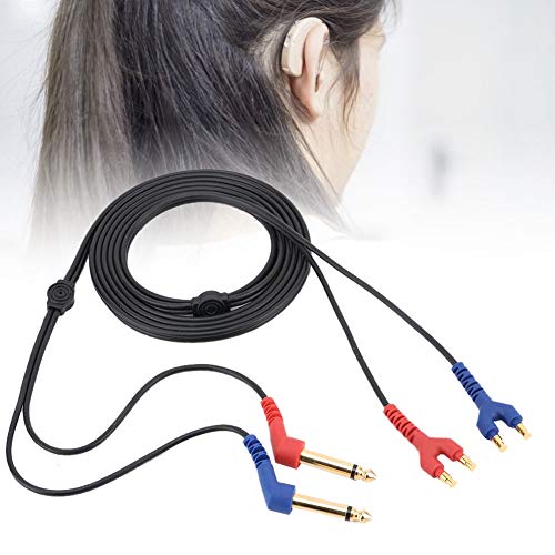 Audiometer Headphone Cable, Audiometer Headset Cable Wire for Headphone Air Conduction Audiometer Hearing Tester for Car Compatible with Stereos, Speaker