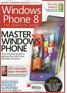official windows magazine, windows phone 8 the complete guide (two day battery