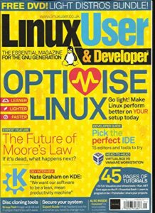 linux user & developer magazine, optimise linux issue 196 free dvd missing