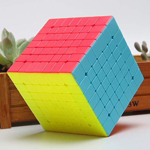 BestCube 7x7 Cube Stickerless Qixing 7x7x7 Speed Cube Puzzle Gifts Toys(67mm)