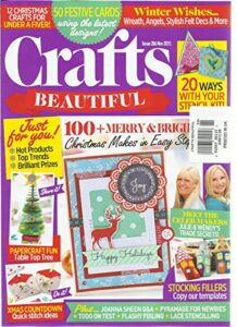 crafts beautiful, november, 2015 issue, 286 (12 christmas crafts for under a
