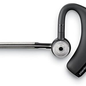 Plantronics Voyager Legend Wireless Bluetooth Headset - Compatible with iPhone, Android, and Other Leading Smartphones - Black- Frustration Free Packaging (Renewed)