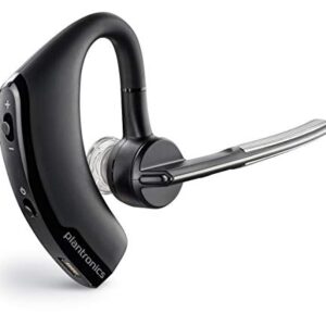 Plantronics Voyager Legend Wireless Bluetooth Headset - Compatible with iPhone, Android, and Other Leading Smartphones - Black- Frustration Free Packaging (Renewed)