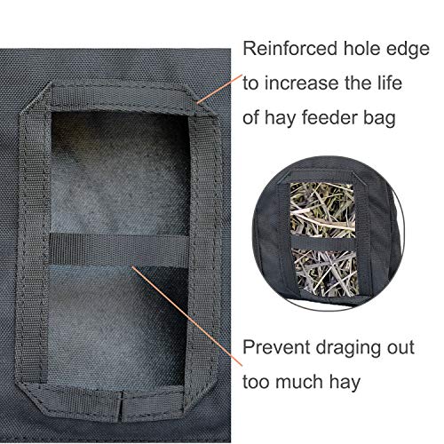 Rabbit Hay Feeder Guinea Pig Hay Feeder Bag Bunny Hay Holder Storage for Small Animal Chinchilla Hamsters