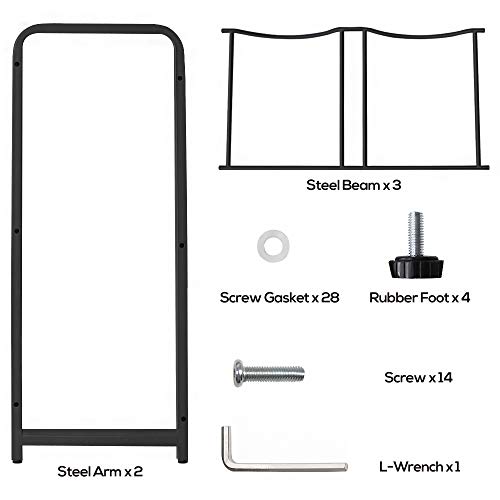 Water Bottle Storage Rack, 3-Tier Reinforced Carbon Steel Water Jug Holder for 6 Bottles of 5-Gallon Water Cooler Bottles Organizer for Office, Family, Garages, Restaurant, and Gym. Black