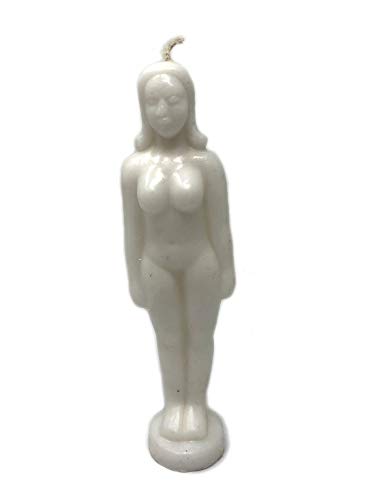 White – Female Shape - Spellcasting Candle – Wicca - Hoodoo