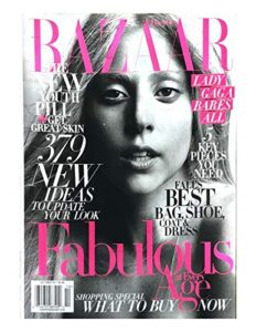 harper's bazaar magazine, fabulous at every age. october 2011