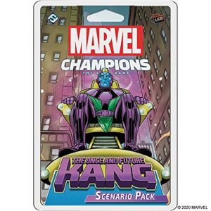 marvel champions the card game the once and future kang scenario pack | strategy card game for adults and teens | ages 14+ | 1-4 players | average playtime 45-90 minutes | made by fantasy flight games