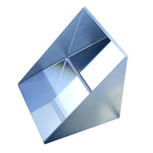 25 mm glass right angle triangle prism, coated reflecting prism, right angle prism mirror, component for precision optical instruments