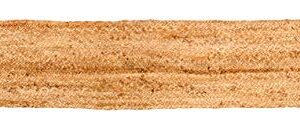 Reversible Jute Braided Table Runner, Farmhouse Jute Burlap Table Runner, Natural Jute Braided Table Runner, Organic Eco-Friendly Rustic Vintage Dining Table Runner- 13x72 Inch - Natural