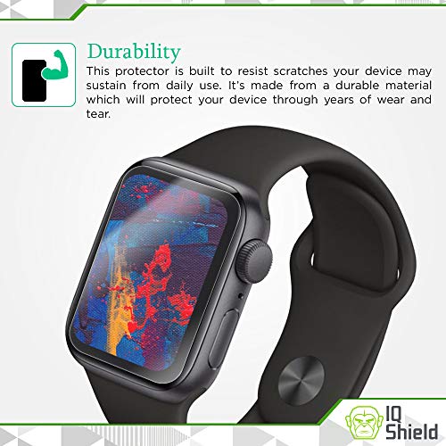 IQ Shield Matte Screen Protector Compatible with Apple Watch SE (40mm)(6-Pack) Anti-Glare Anti-Bubble Film