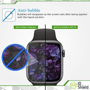 IQ Shield Matte Screen Protector Compatible with Apple Watch SE (40mm)(6-Pack) Anti-Glare Anti-Bubble Film