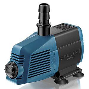 opulent systems 1100gph 92w submersible pump (4125l/h) ultra quiet water pump with 10ft long power cord for fish tank, pond, aquarium, statuary and hydroponics