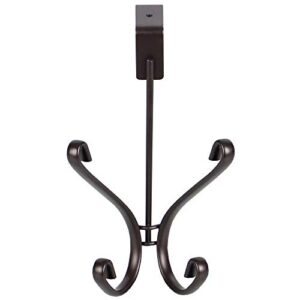 home basics over the door double hook (bronze)