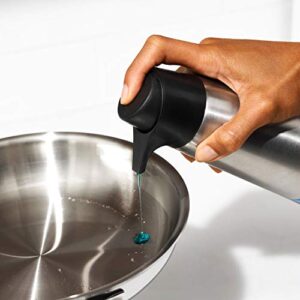 OXO Good Grips Stainless Steel Easy Press Dispenser & Good Grips Stainless Steel Sink Caddy