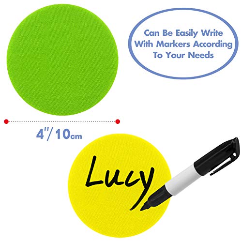 54 Pack Reusable Spot Marker,Circles in 6 Colors for Classroom Kindergarten sit Carpet (Each Measure 4” in Diameter)