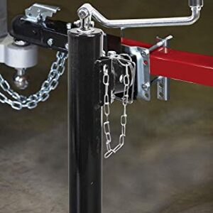 BIG RED 2000 LBs Capacity Weld on Pipe Mount Swivel Trailer Jack, ATR39003R