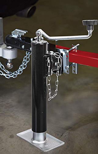 BIG RED 2000 LBs Capacity Weld on Pipe Mount Swivel Trailer Jack, ATR39003R