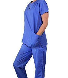 Women's Medical Nursing Scrub Set GT Original V-Neck Top and Pant-Ceil-X-Small