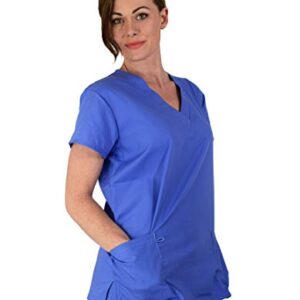 Women's Medical Nursing Scrub Set GT Original V-Neck Top and Pant-Ceil-X-Small