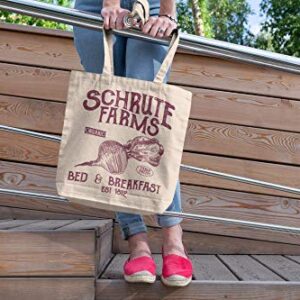 Schrute Farms Tote 100% Cotton Reuseable Grocery Tote