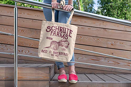 Schrute Farms Tote 100% Cotton Reuseable Grocery Tote