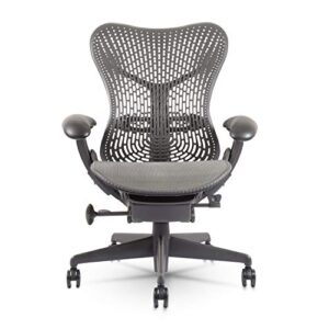 herman miller mirra home office chair fully adjustable graphite renewed by chairorama.