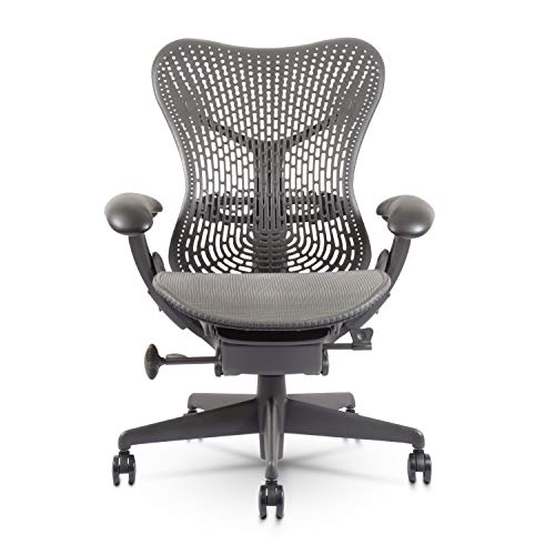 Herman Miller Mirra Home Office Chair Fully Adjustable Graphite Renewed by Chairorama.