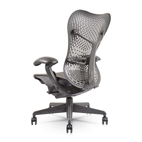 Herman Miller Mirra Home Office Chair Fully Adjustable Graphite Renewed by Chairorama.