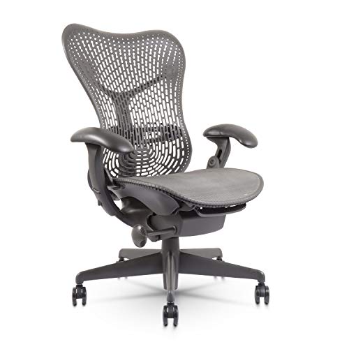 Herman Miller Mirra Home Office Chair Fully Adjustable Graphite Renewed by Chairorama.