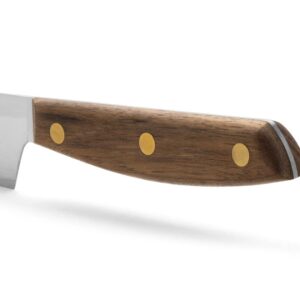 ARCOS Kitchen Knife 6 Inch Stainless Steel. Professional Kitchen Knife for Cooking. Ovengkol Wood Handle 100% natural FSC and 160 mm Blade. Series Nordika