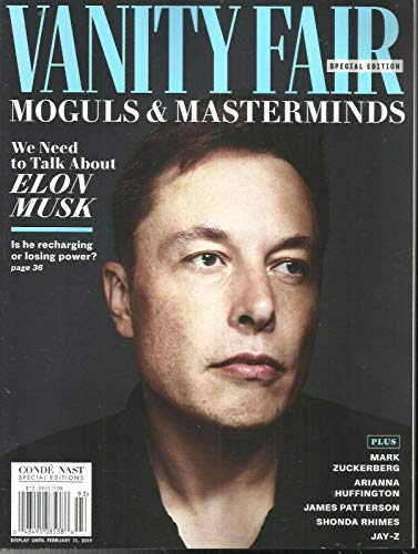 VANITY FAIR MAGAZINEE, MOGULS & MASTERMINDS SPECIAL EDITION 2019