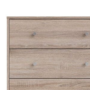 Tvilum 6 Drawer Double Dresser, Truffle Gray