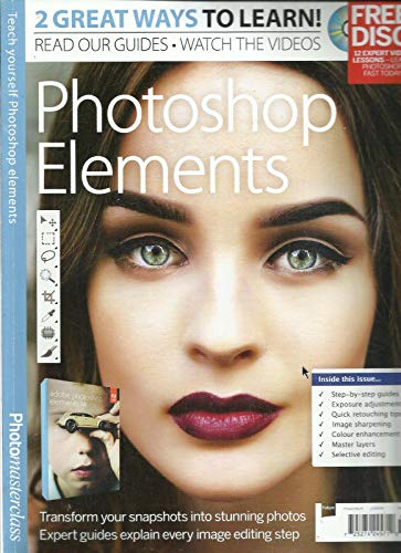 PHOTO MASTER CLASS, PHOTOSHOP ELEMENTS 2 GREAT WAYS TO LEARN ! FREE DISC