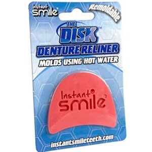 Instant Smile - The Disk Denture Reliner - Forms Using Hot Water