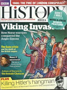 bbc history magazine, viking invasion september, 2016 vol. 17 no. 09