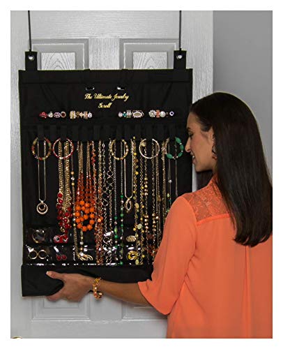 Donna Walsh - The Ultimate Jewelry Scroll - Hanging Jewelry Storage Organizer