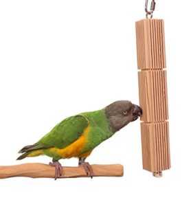 mini tower toy for small parrots and parakeets