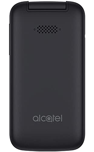 Alcatel GO FLIP 3 Black 4GB 4052W (GSM Unlocked) Flip Phone - For Senior Easy Use (Renewed)