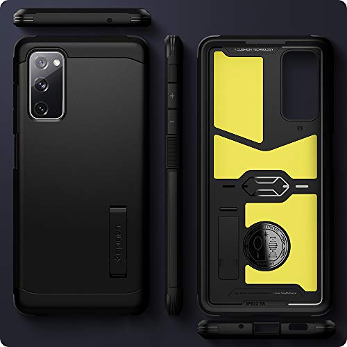 Spigen Tough Armor [Extreme Protection Tech] Designed for Samsung Galaxy S20 FE 5G Case (2020) - Black