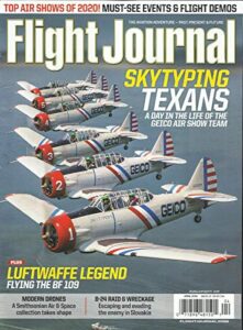 flight journal mgazine, sky typing texans * luftwaffe legend * april, 2020