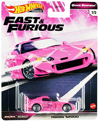 DieCast Hotwheels 2020 Premium Fast & Furious Quick Shifters 1/5 H0nda S2000 (Pink)