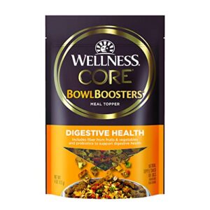 wellness core bowl boosters digestive health dog food topper, 4 ounce bag