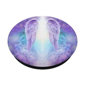 Angel Wings Guardian - Christian Heaven Cherub - Mystic Gate PopSockets PopGrip: Swappable Grip for Phones & Tablets