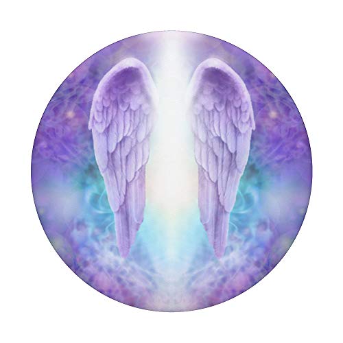 Angel Wings Guardian - Christian Heaven Cherub - Mystic Gate PopSockets PopGrip: Swappable Grip for Phones & Tablets