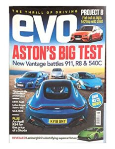 evo magazine, 2018 the thrill of driving issue 250