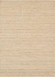 continental rug company natures mix jute/wool area rug, 2' x 3', natural