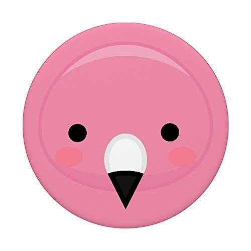 Anime Eyes Kawaii Animal Pink Flamingo Cell Phone Case Gift PopSockets Grip and Stand for Phones and Tablets