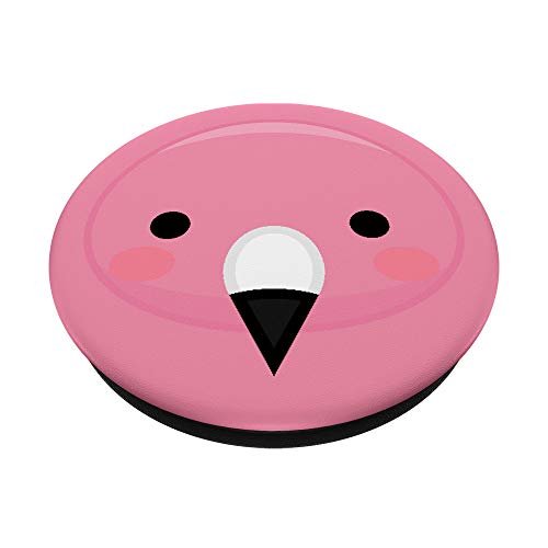 Anime Eyes Kawaii Animal Pink Flamingo Cell Phone Case Gift PopSockets Grip and Stand for Phones and Tablets